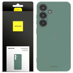 Etui silikonowe Spacecase Silicone Case do Galaxy S25 ciemno zielone