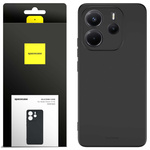 Etui silikonowe Spacecase Silicone Case do Redmi Note 14 4G czarne