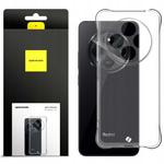 Etui Spacecase Anti-shock do Redmi 14C/Poco C75 4G przezroczyste