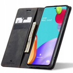 Etui z klapką Spacecase Wallet do Galaxy A52 5G czarne