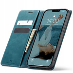 Etui z klapką Spacecase Wallet do iPhone 13 Pro Max niebieskie