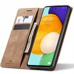 Etui z klapką Spacecase Wallet do Galaxy A53 jasno brązowe