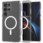 Etui Spacecase Clear Mag do Galaxy S25 Ultra przezroczyste