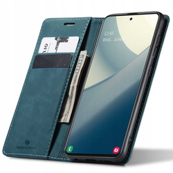 Etui z klapką Spacecase Wallet do Galaxy A51 niebieskie