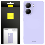 Etui silikonowe Spacecase Silicone Case do Poco X7 Pro 5G jasno fioletowe