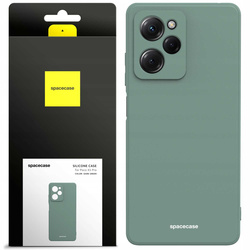 Spacecase Silicone Case Poco X5 Pro 5G dark green