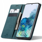 Etui z klapką Spacecase Wallet do Galaxy S20 Ultra niebieskie