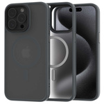 Etui Spacecase Hybrid Mag do iPhone 15 Pro Max szare