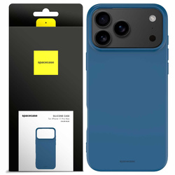 Spacecase Silicone Case 3.0 iPhone 17 Pro Max blue