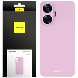 Etui silikonowe Spacecase Silicone Case do Realme C55 liliowe