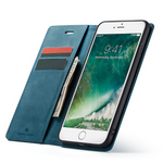 Etui z klapką Spacecase Wallet do iPhone 7/8 Plus niebieskie
