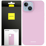 Etui silikonowe Spacecase Silicone Case do iPhone 14 liliowe