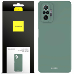 Spacecase Silicone Case Redmi Note 10 Pro dark green