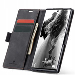 Etui z klapką Spacecase Wallet do Galaxy Note 20 Ultra czarne
