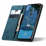 Etui z klapką Spacecase Wallet do Galaxy A36 5G niebieskie