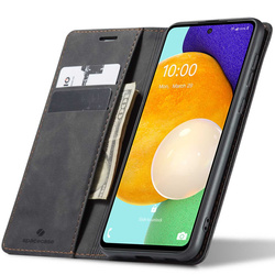 Etui z klapką Spacecase Wallet do Galaxy M55 5G czarne