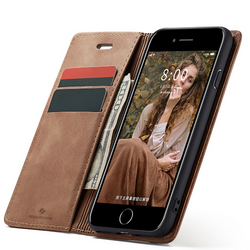 Etui z klapką Spacecase Wallet do iPhone 6/6s jasno brązowe