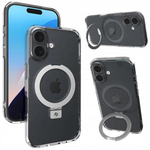 Etui Spacecase Ring Pro Mag do iPhone 16 przezroczyste