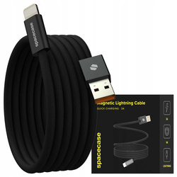 Spacecase USB-A to Lightning Magnetic Cable 1M 12W CL08 b