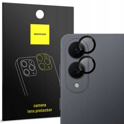 Szkło na aparat Spacecase Camera Ring do Galaxy S25 Edge czarne