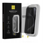 Szkło prywatyzujące Spacecase Quickfit Privacy do iPhone 15 Pro - 2 sztuki