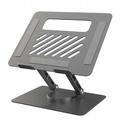 Spacecase Laptop aluminium stand 360 gray
