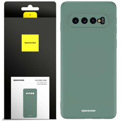 Spacecase Silicone Case Galaxy S10 dark green