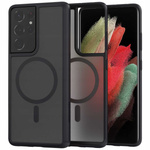 Etui Spacecase Hybrid Mag do Galaxy S21 Ultra czarne