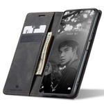 Etui z klapką Spacecase Wallet do Redmi Note 10 Pro czarne