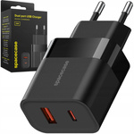 Spacecase USB Charger 20W SC001B black