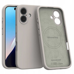 Spacecase Silicone Mag iPhone 16 stone