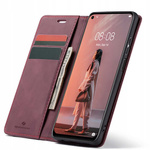 Etui z klapką Spacecase Wallet do Huawei P40 Lite czerwone