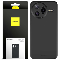Etui silikonowe Spacecase Silicone Case do Poco F7 Ultra czarne