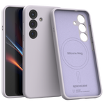 Etui Spacecase Silicone Mag do Galaxy S25 jasno fioletowe	