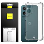 Etui Spacecase Anti-shock do Moto G05/E15 przezroczyste