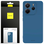 Etui silikonowe Spacecase Silicone Case do Redmi Note 14 5G niebieskie