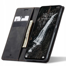 Etui z klapką Spacecase Wallet do Redmi Note 14 4G czarne