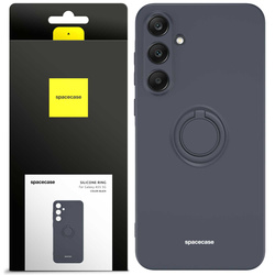 Etui Spacecase Silicone Ring do Galaxy A55 5G czarne