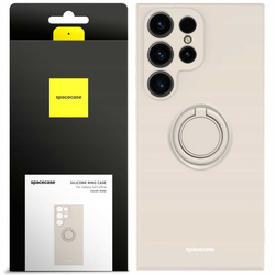 Spacecase Silicone Ring Galaxy S23 Ultra bone
