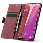 Etui z klapką Spacecase Wallet do Galaxy Note 20 czerwone