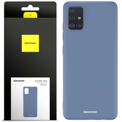 Spacecase Silicone Case Galaxy A71 blue