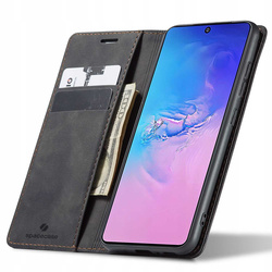 Etui z klapką Spacecase Wallet do Galaxy S10 Lite czarne