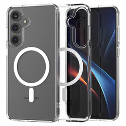 Etui Spacecase Clear Mag do Galaxy S25+ przezroczyste