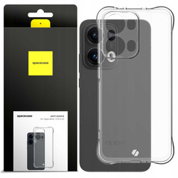 Etui Spacecase Anti-shock do Oppo Reno13 Pro 5G przezroczyste
