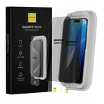 Szkło prywatyzujące Spacecase Quickfit Privacy do iPhone 16 Pro - 2 sztuki