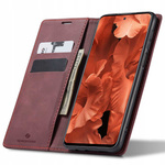 Etui z klapką Spacecase Wallet do Redmi Note 9S/9 Pro czerwone