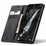 Etui z klapką Spacecase Wallet do Poco M7 Pro 5G/Redmi Note 14 5G czarne