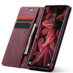 Etui z klapką Spacecase Wallet do Galaxy S10+ czerwone