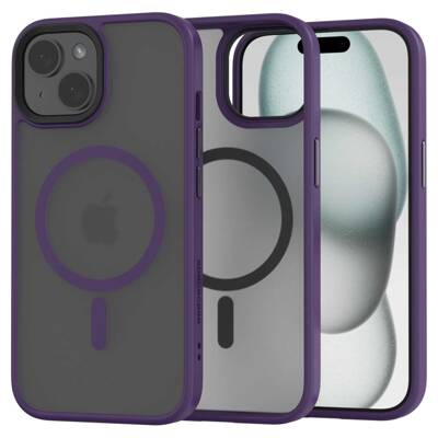 SPACECASE Hybrid Magsafe iPhone 15 purple