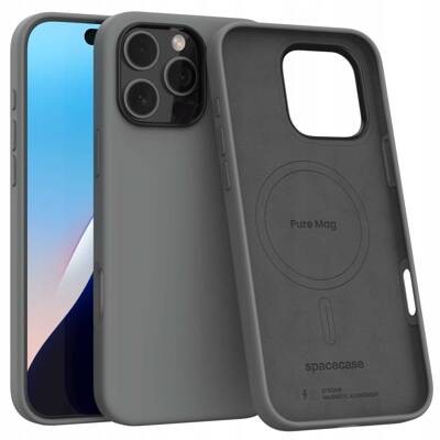 Spacecase Pure Mag iPhone 16 Pro Max gray